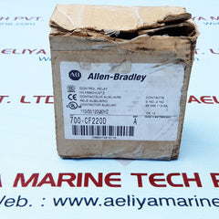 Allen-bradley 700-cf220d control relay series a 700-cf220