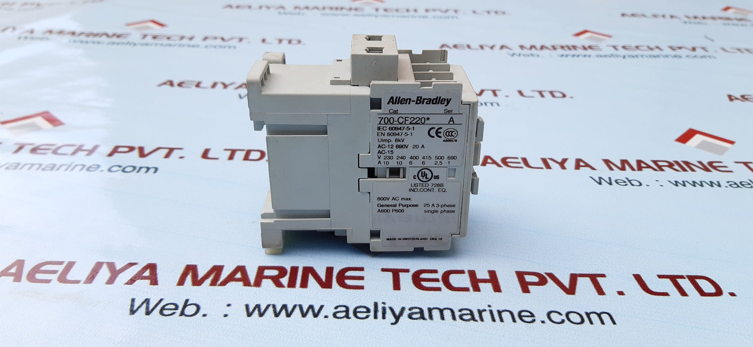 Allen-bradley 700-cf220d control relay series a 700-cf220
