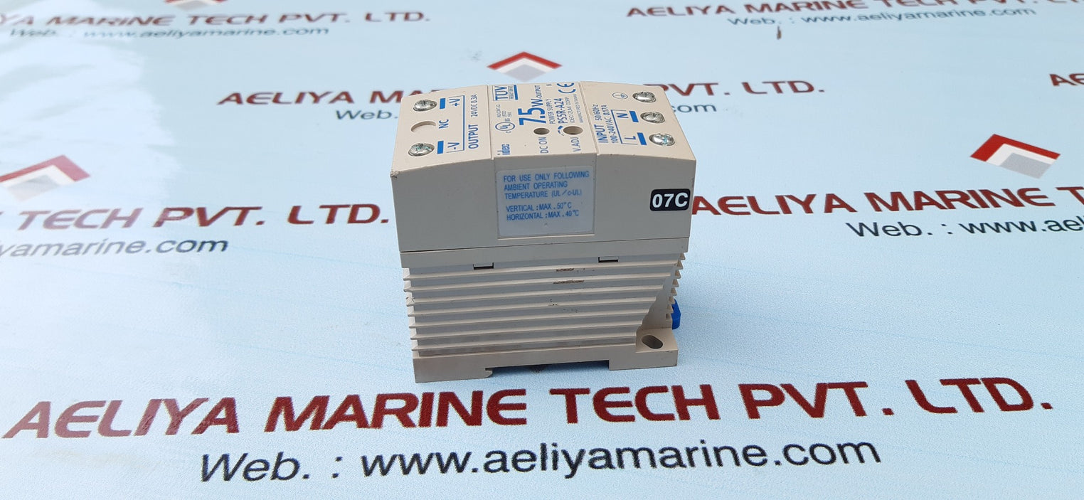 Idec ps5r-a24 7.5 watt 24 vdc .3amp power supply