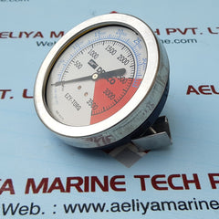 Drilco ezy-torq pressure gauge 0-3000 psi 