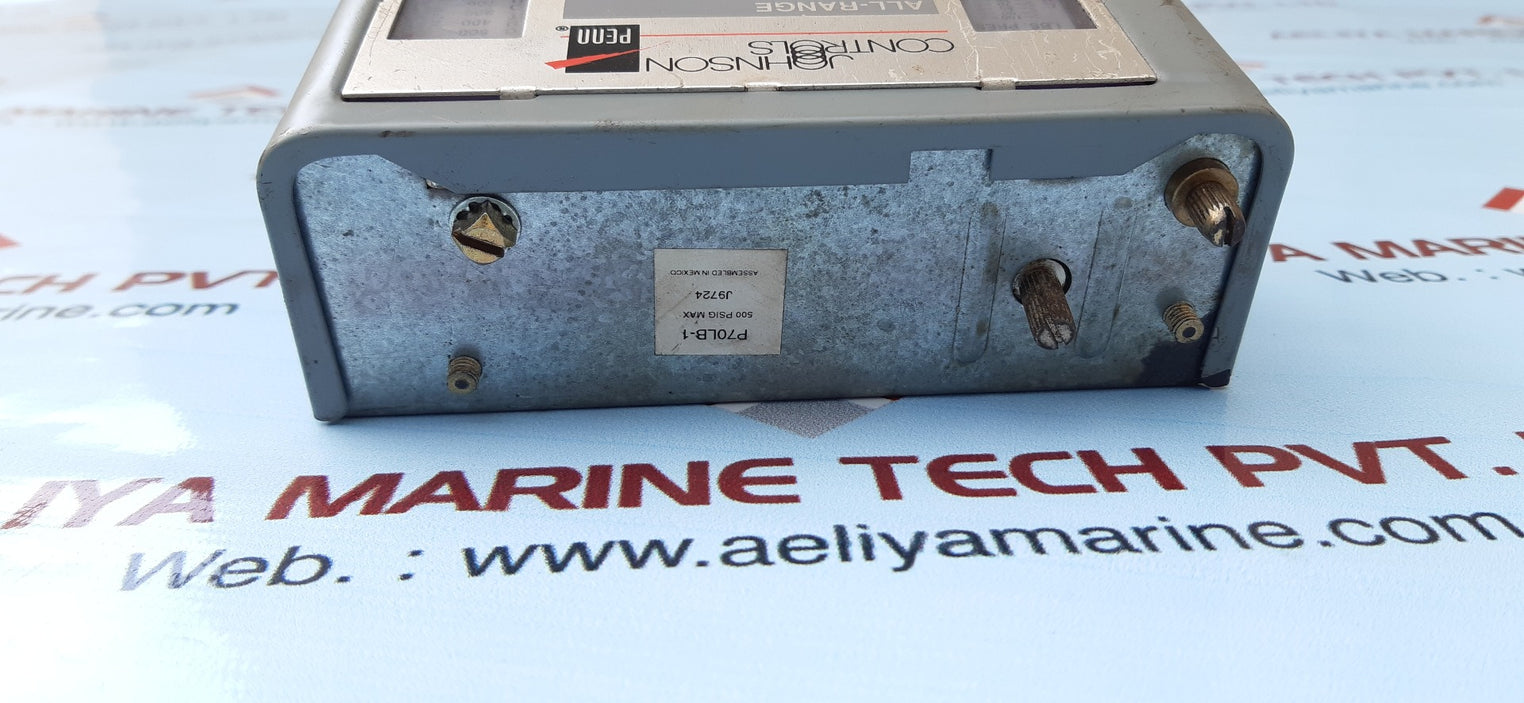 Johnson controls p70lb-1 penn all range dual pressure controller