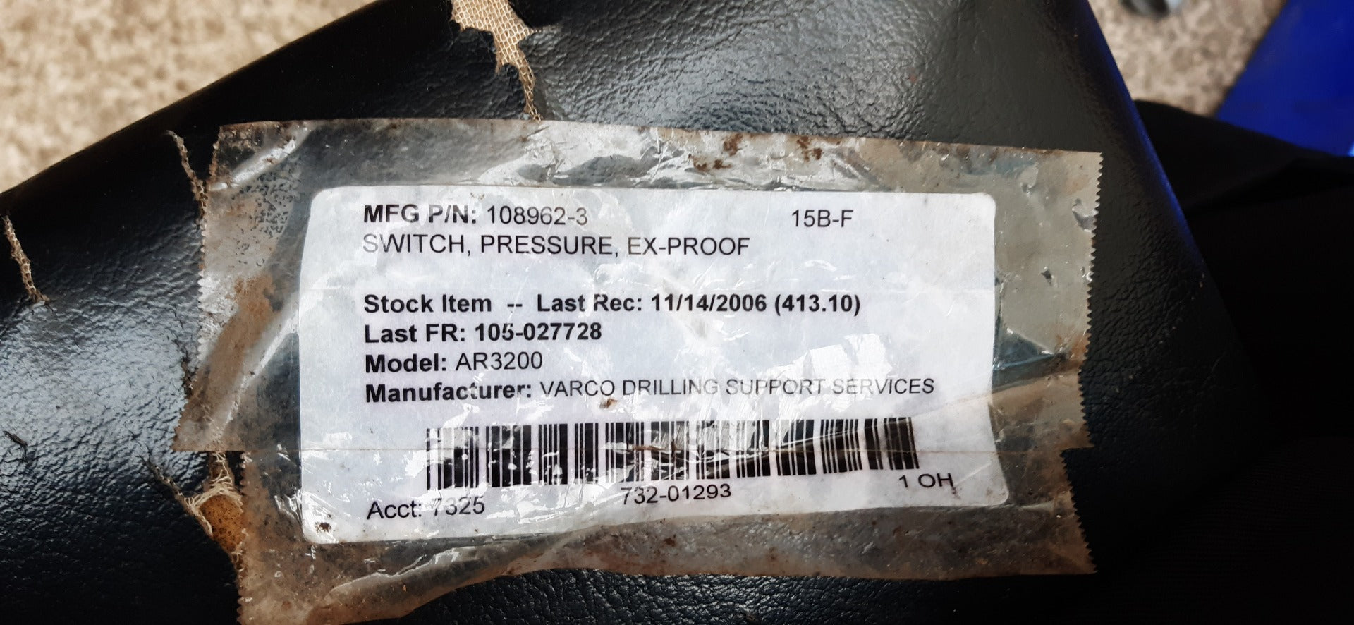 Dwyer 1950 00-2f explosion-proof differential pressure switch