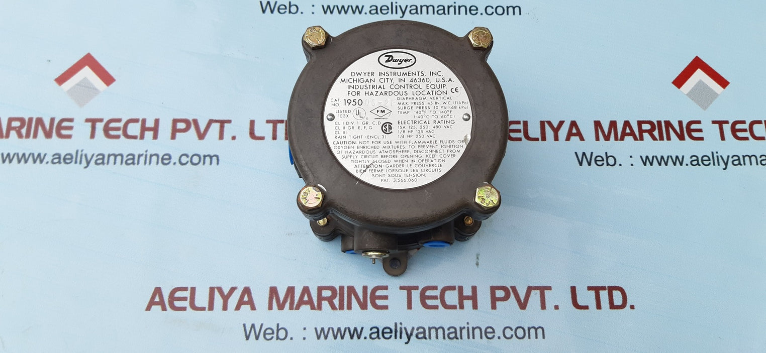 Dwyer 1950 00-2f explosion-proof differential pressure switch