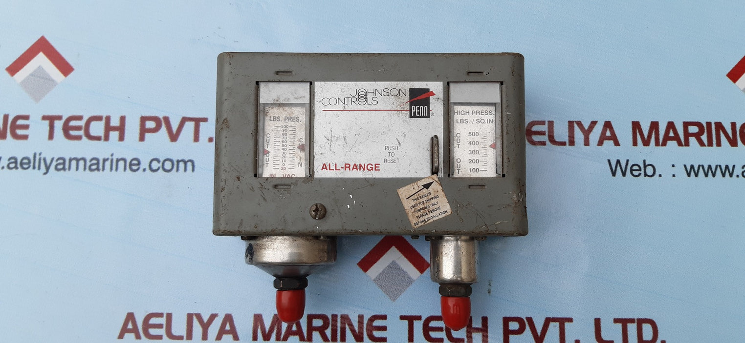 Johnson controls p170ma-1 all range dual pressure controller