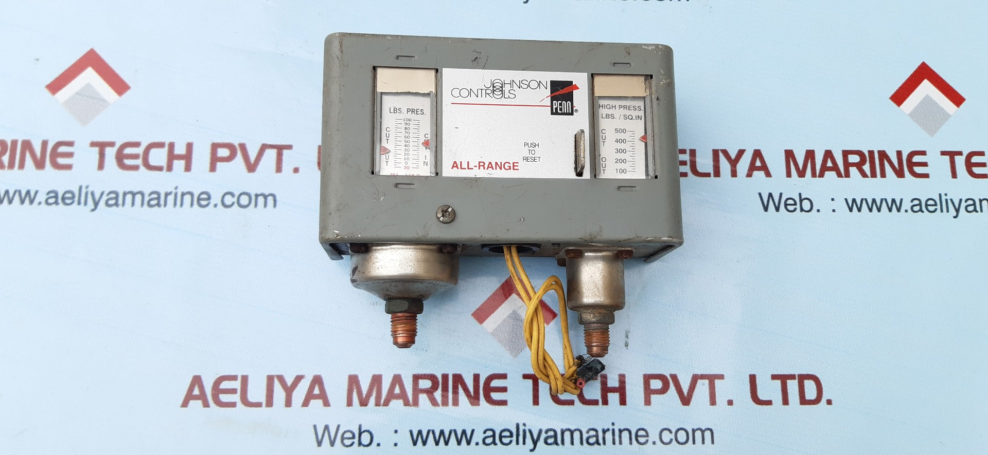 Johnson controls p170ma-1 all range dual pressure controller