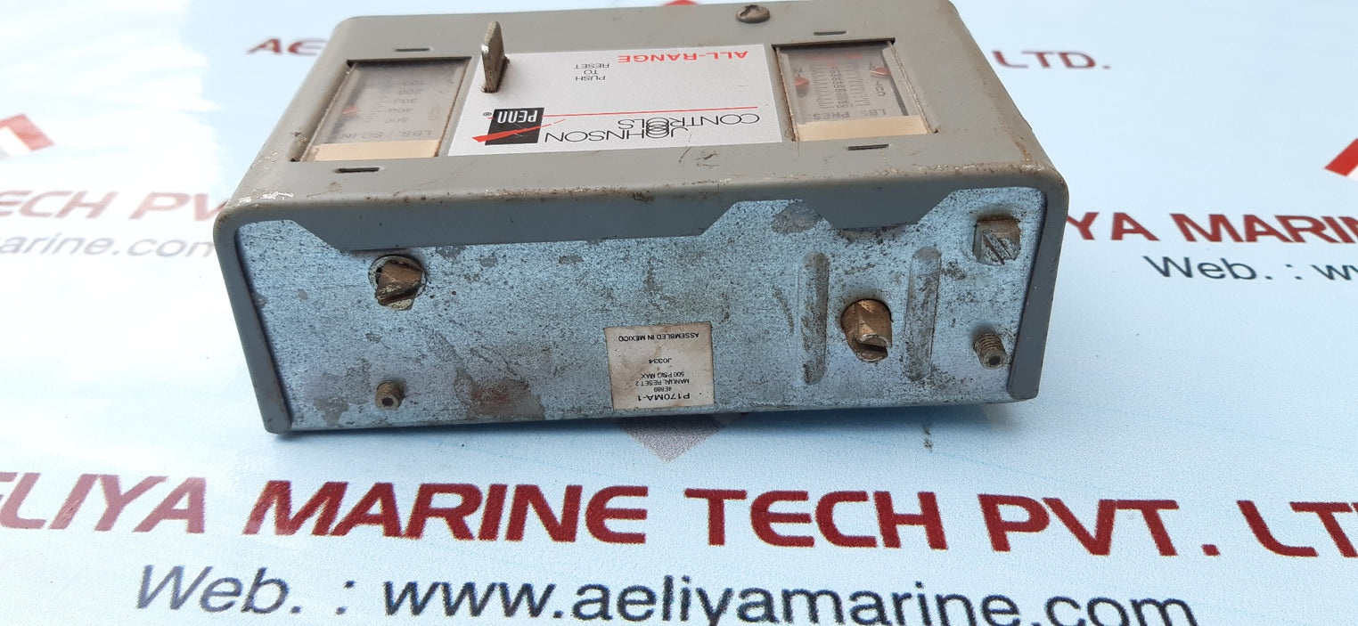 Johnson controls p170ma-1 all range dual pressure controller