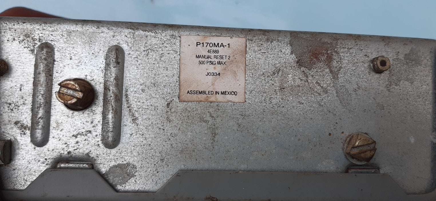 Johnson controls p170ma-1 all range dual pressure controller