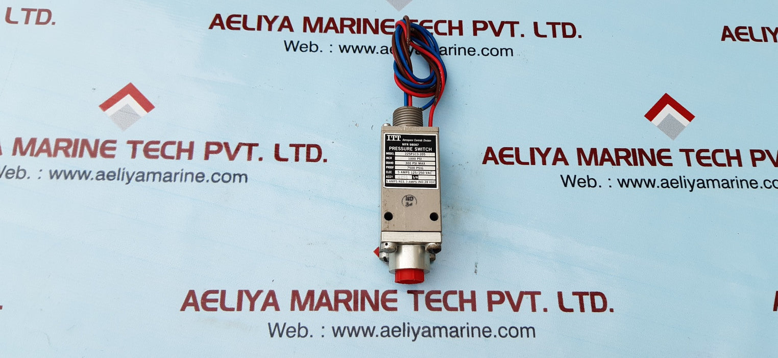 Itt 225p1c3-205 pressure switch