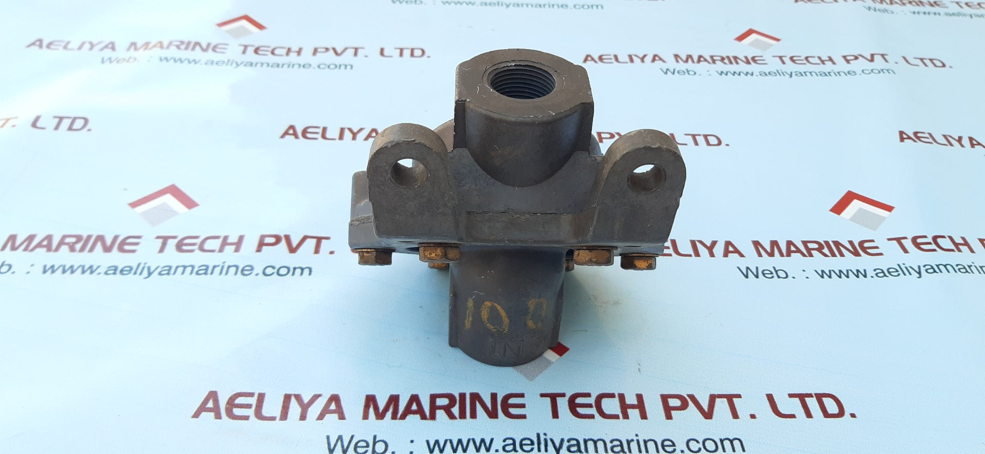 Wabco fluid p529356 quick release valve for 3/4" inline piping