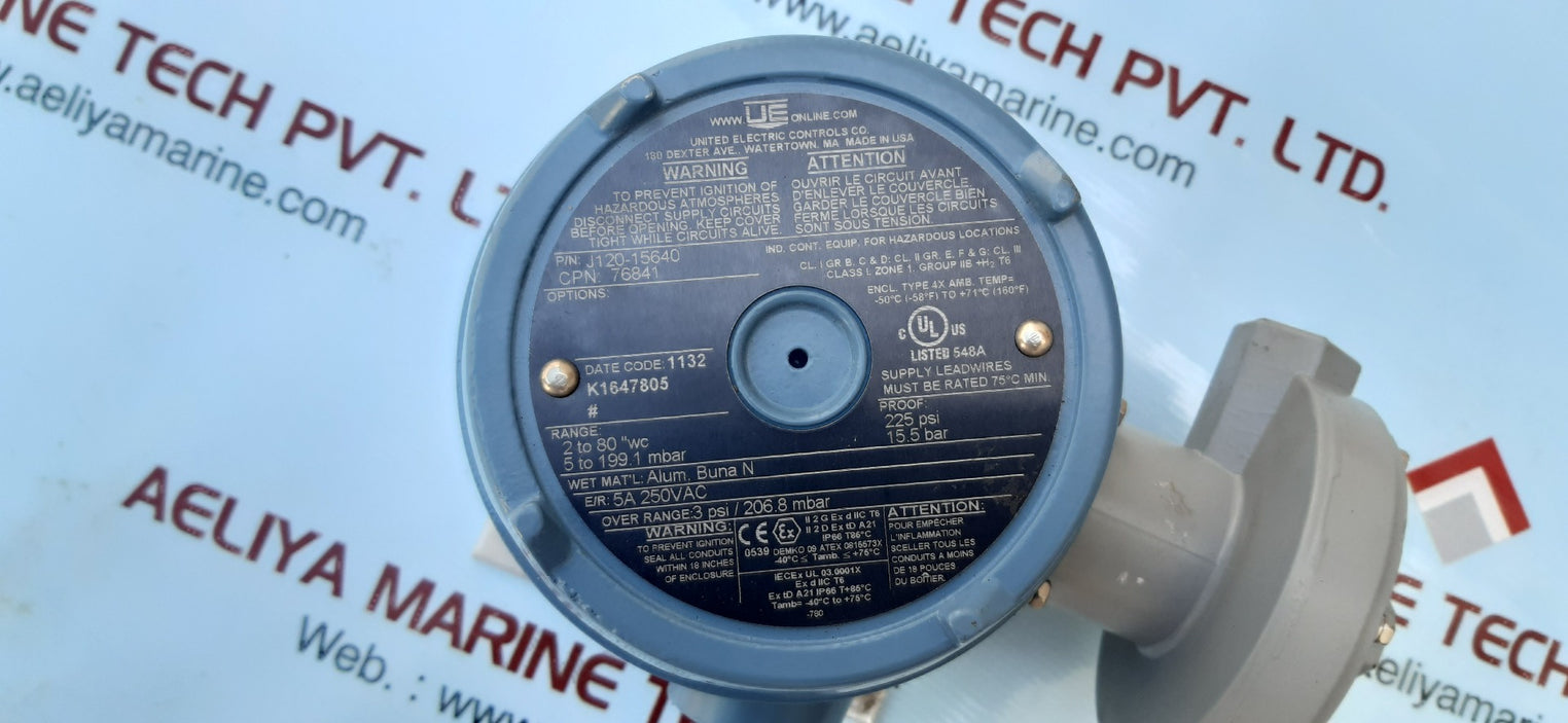 Ue j120-15640 pressure switch