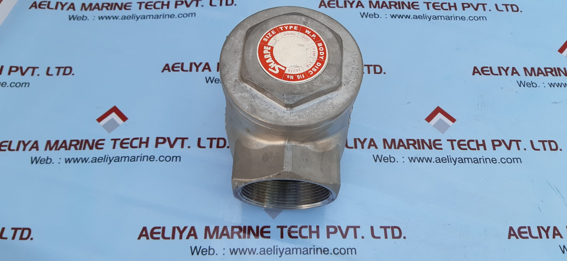 Sharpe 20276 swing 3" cf8m 200 check valve