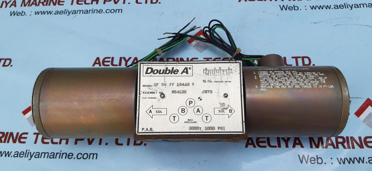 Double a qf 5m ff 164a3 v hydraulic valve