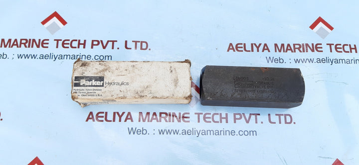 Parker c1600s female check vavle 3000 psi 40 gpm