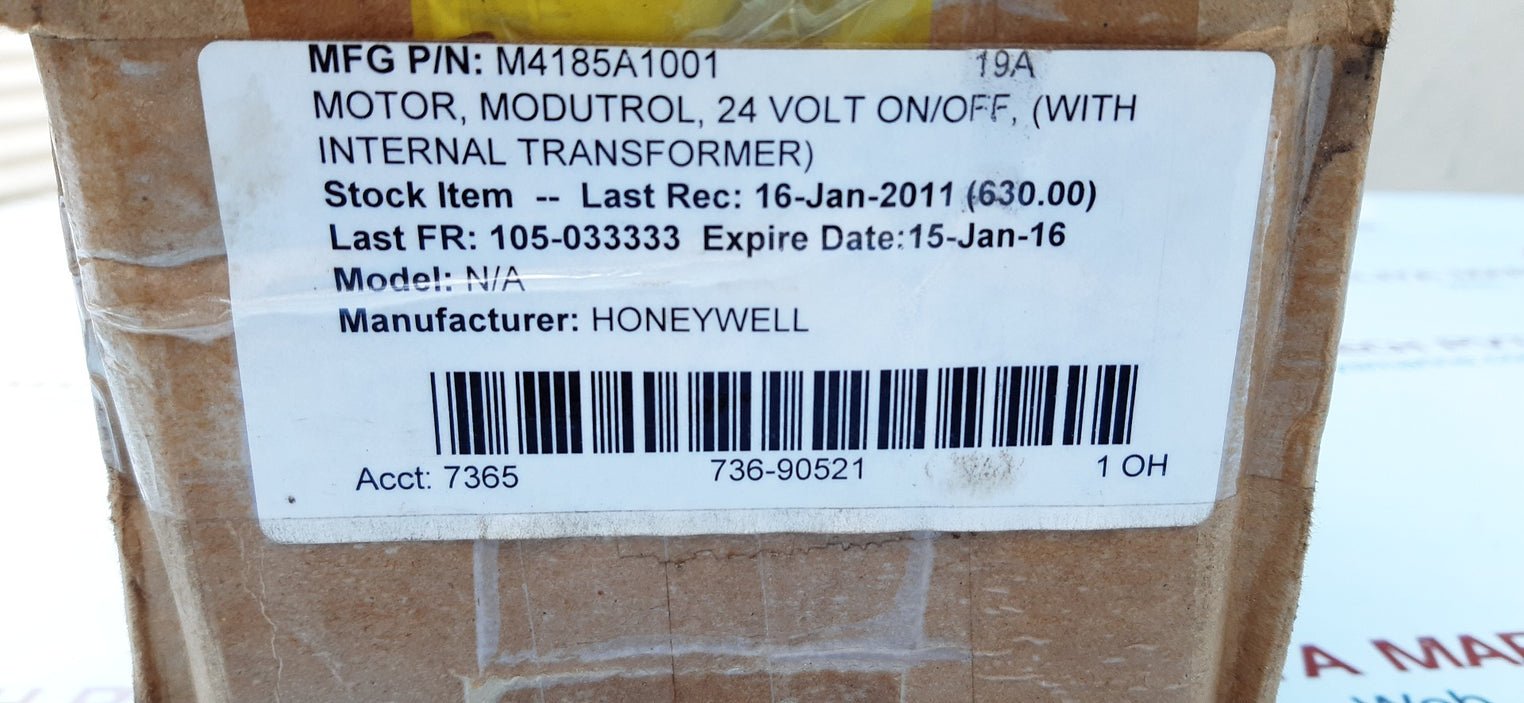 Honeywell m4185a1001 modutrol motor