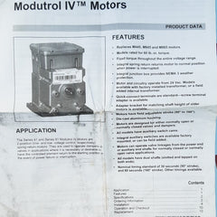 Honeywell m4185a1001 modutrol motor