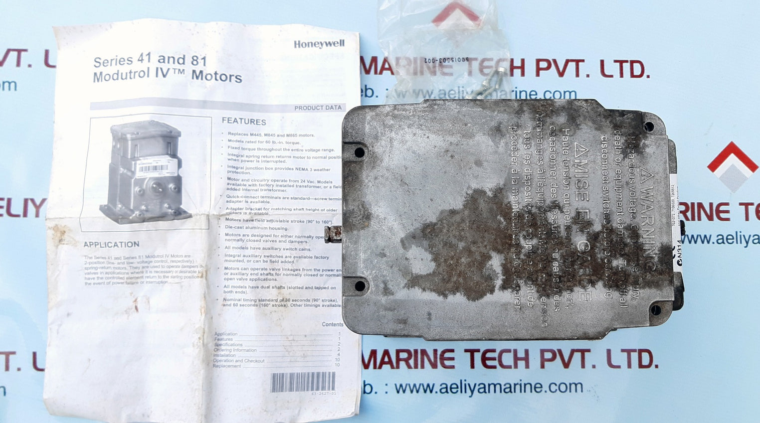 Honeywell m8185d1006 modutrol iv motor