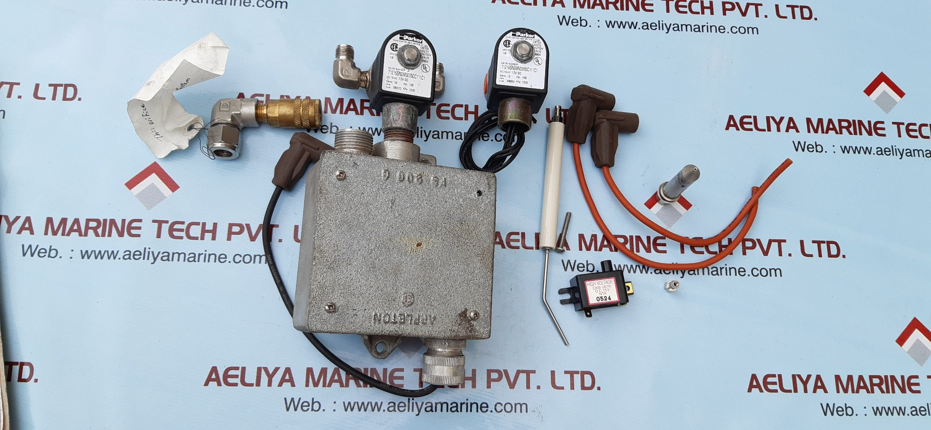 Parker 71215sn2mn00n0c111c1 solenoid valve kit 10w 150psi