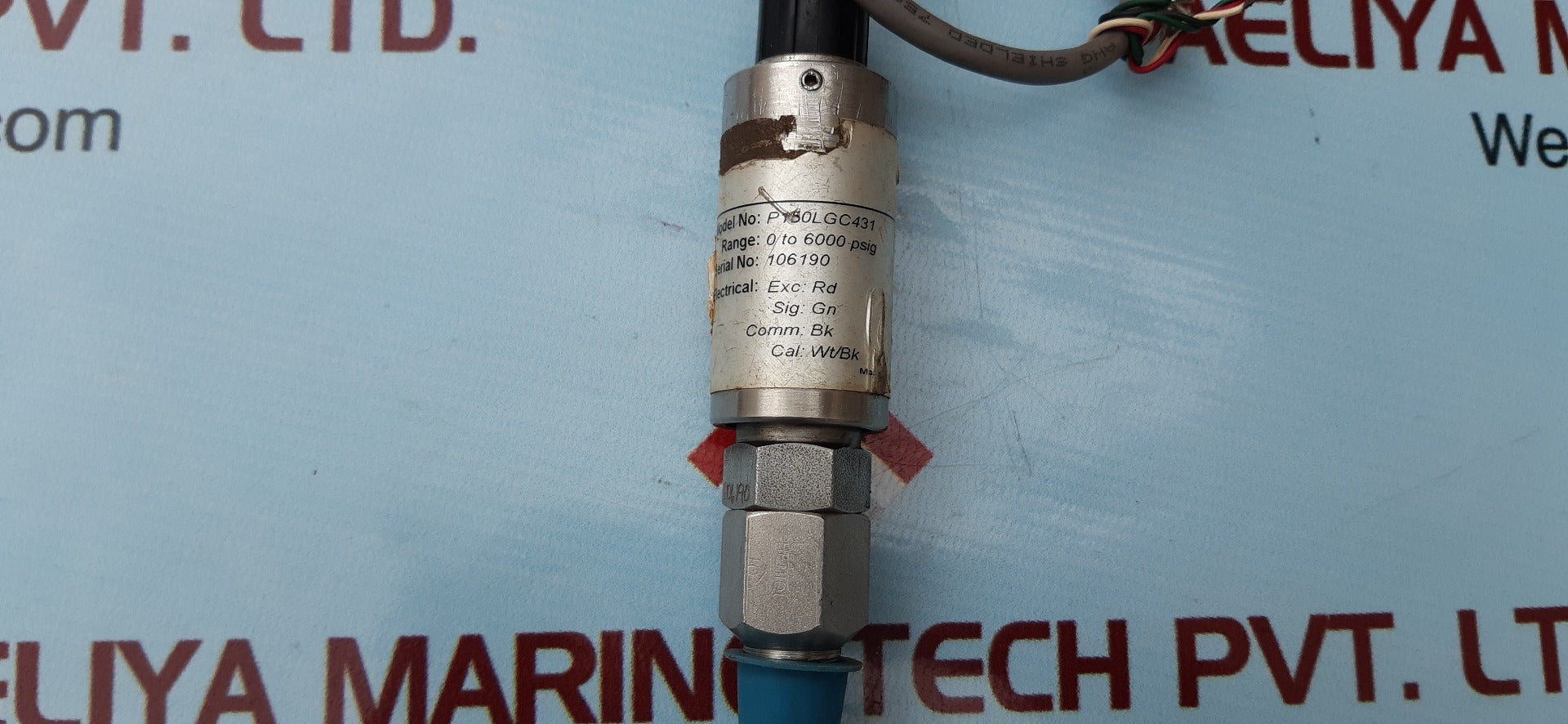 P150lgc431 pressure transducer 0 to 6000 psig