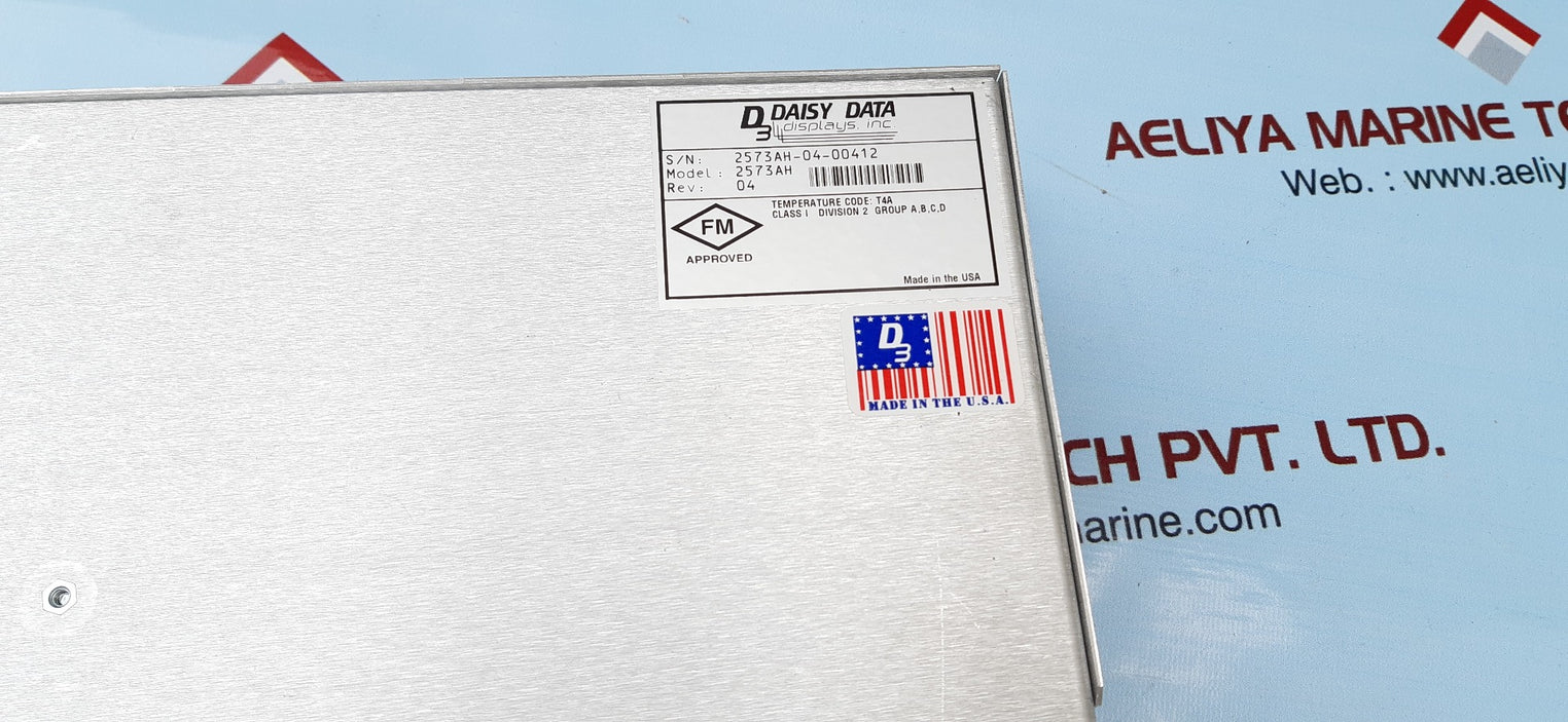 D3 daisy data 2573ah display