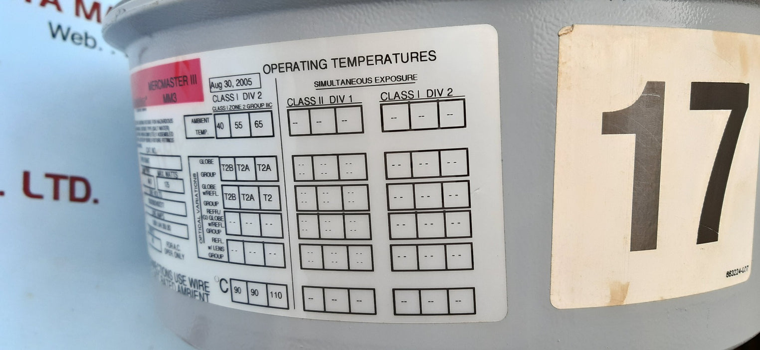 Appleton electric light fixture kpb175hmt 120/208/240/277 hps light