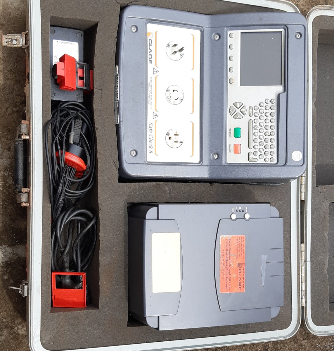 Seaward clare safe check-8 pat power tool and electrical appliance safety tester