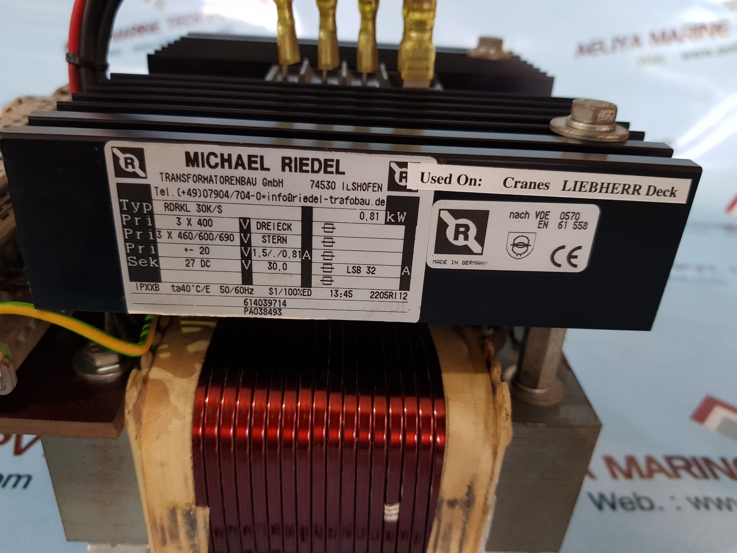 Michael riedel rdrkl 30k/s 0,81 kw transformer