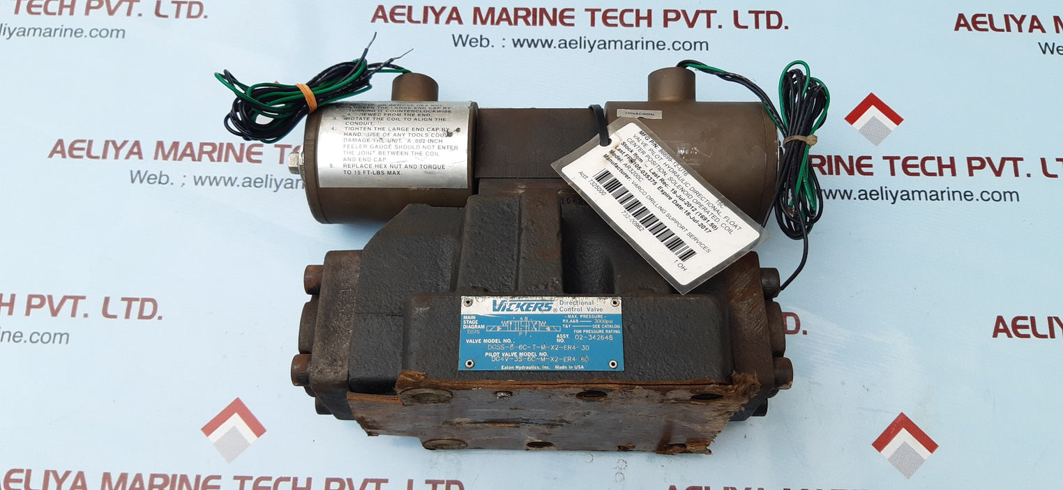 Eaton vickers dg4v-3s-6c-m-x2-er4-60 solenoid valve