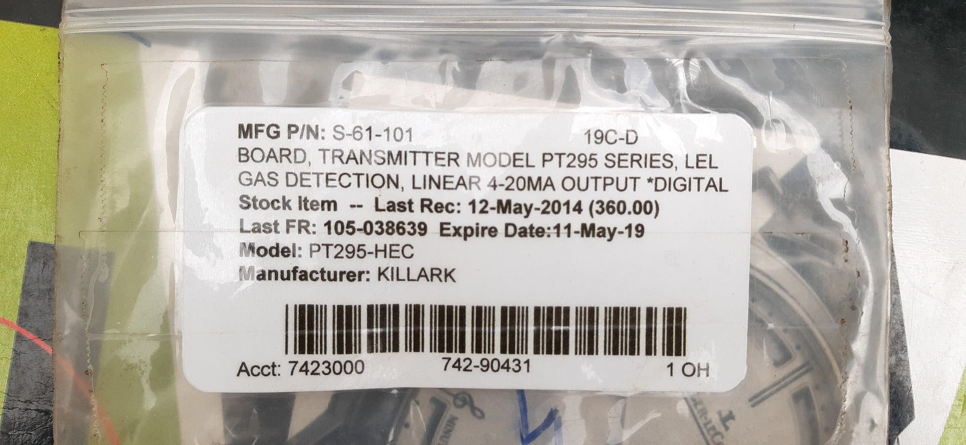 Pemtech pt295 transmitter board