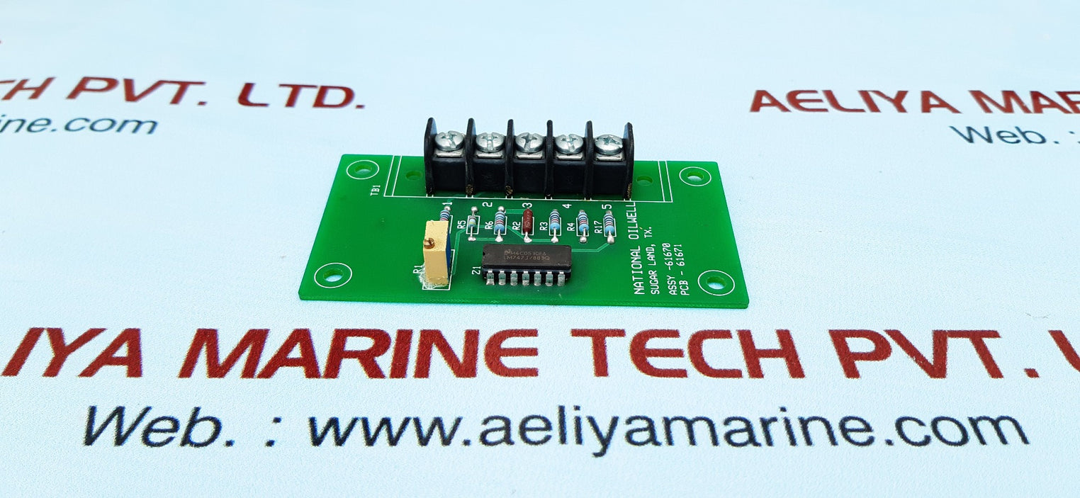 National oilwell 61670 pcb drill mode control 61670+77