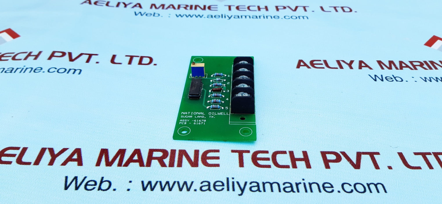 National oilwell 61670 pcb drill mode control 61670+77