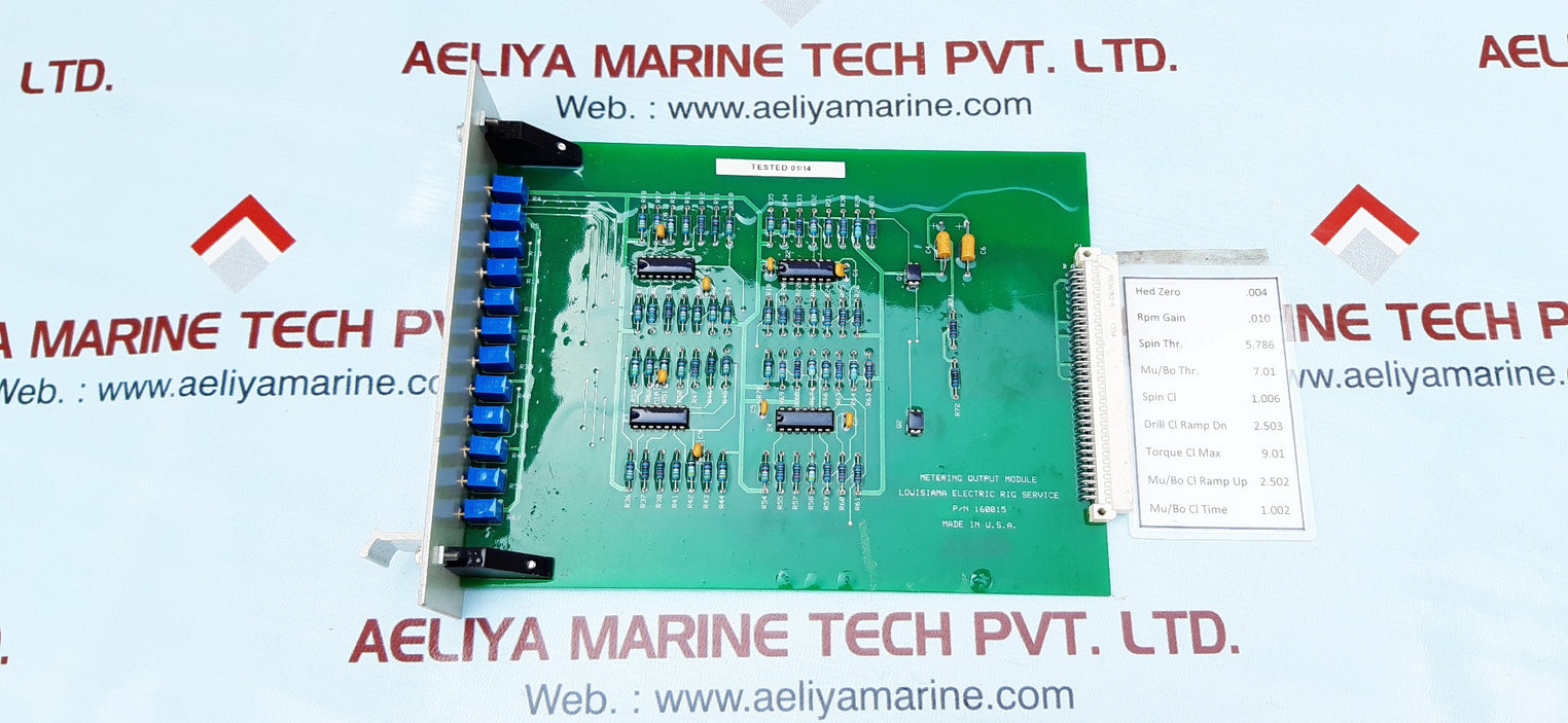 Louisiana 160015 metering output module
