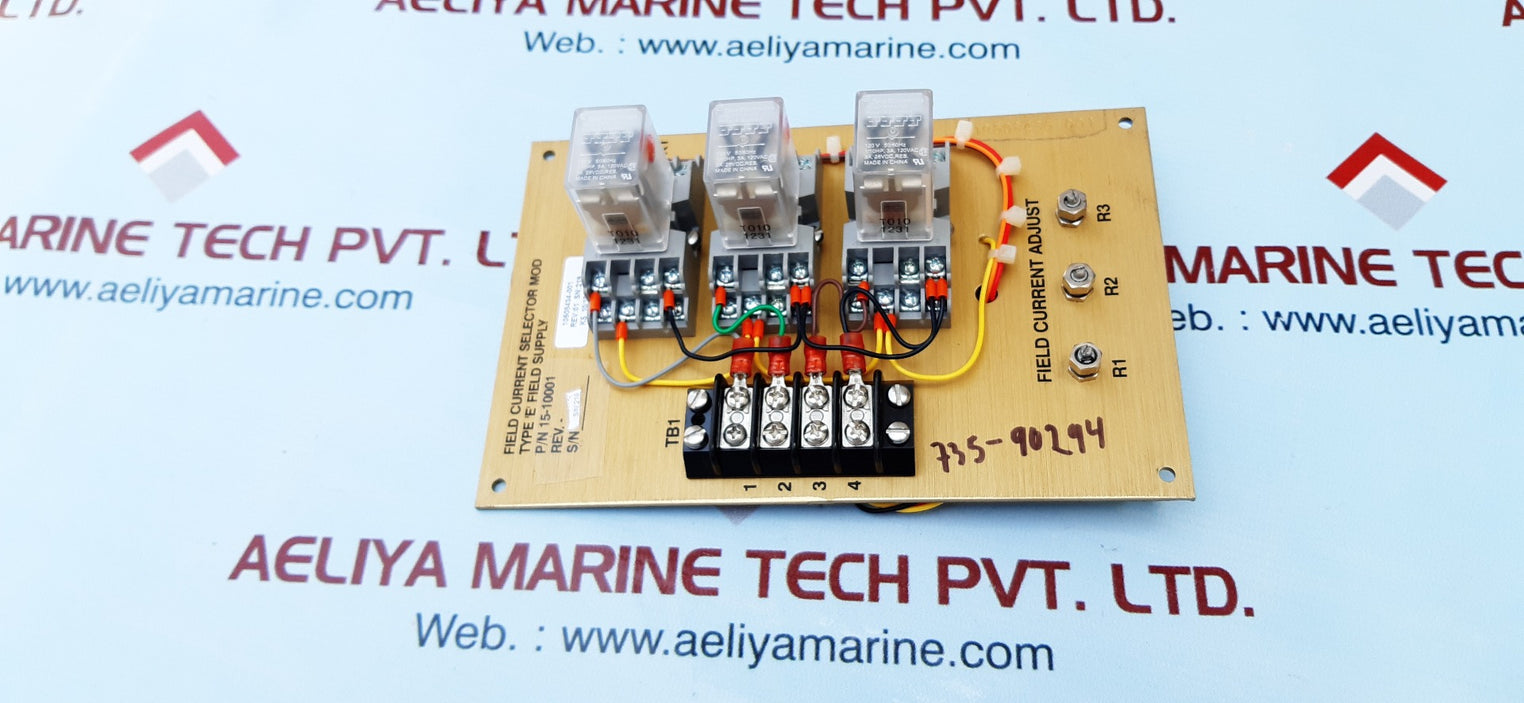 Field current selector 15-10001 pcb