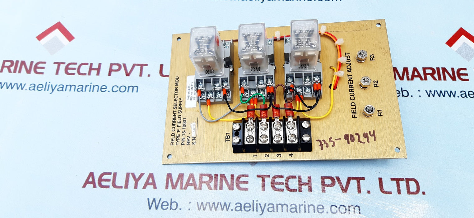 Field current selector 15-10001 pcb