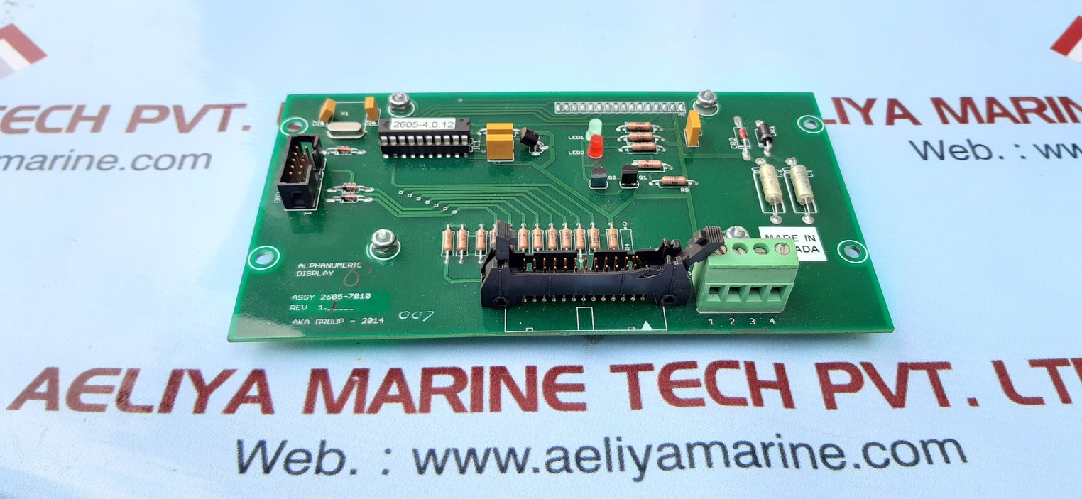 Aka-2605-7010 alphanumeric display 2605-7010