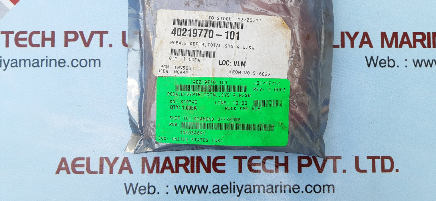 Md totco 40219771-001 pc board 40219770-001