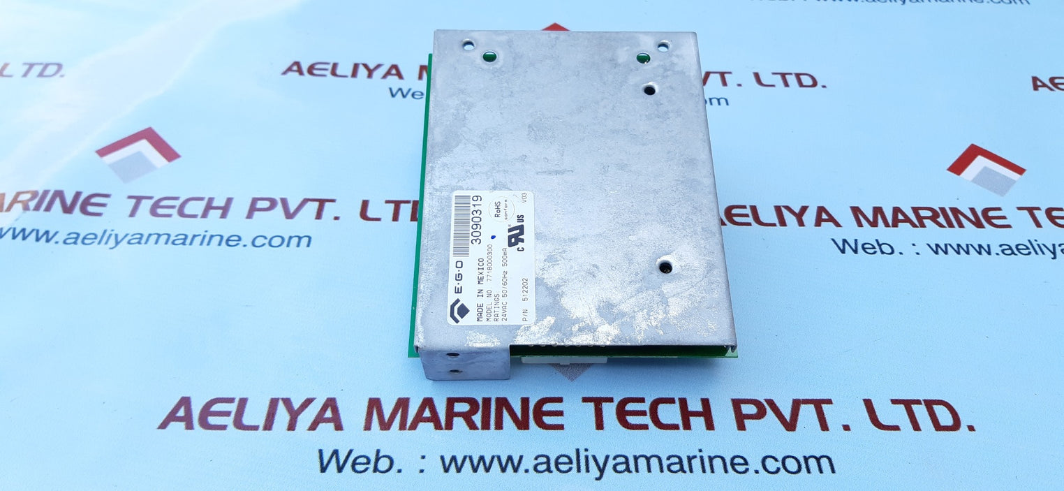 E.g.o 7718000300 control board 24vac 50/60hz 500ma