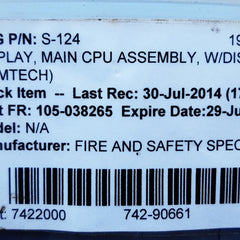 Pcb-722 rev 2 display