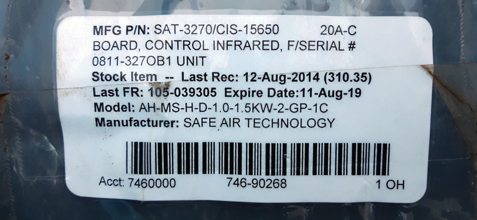 Ad04 control board sat-3270/cIs-15650