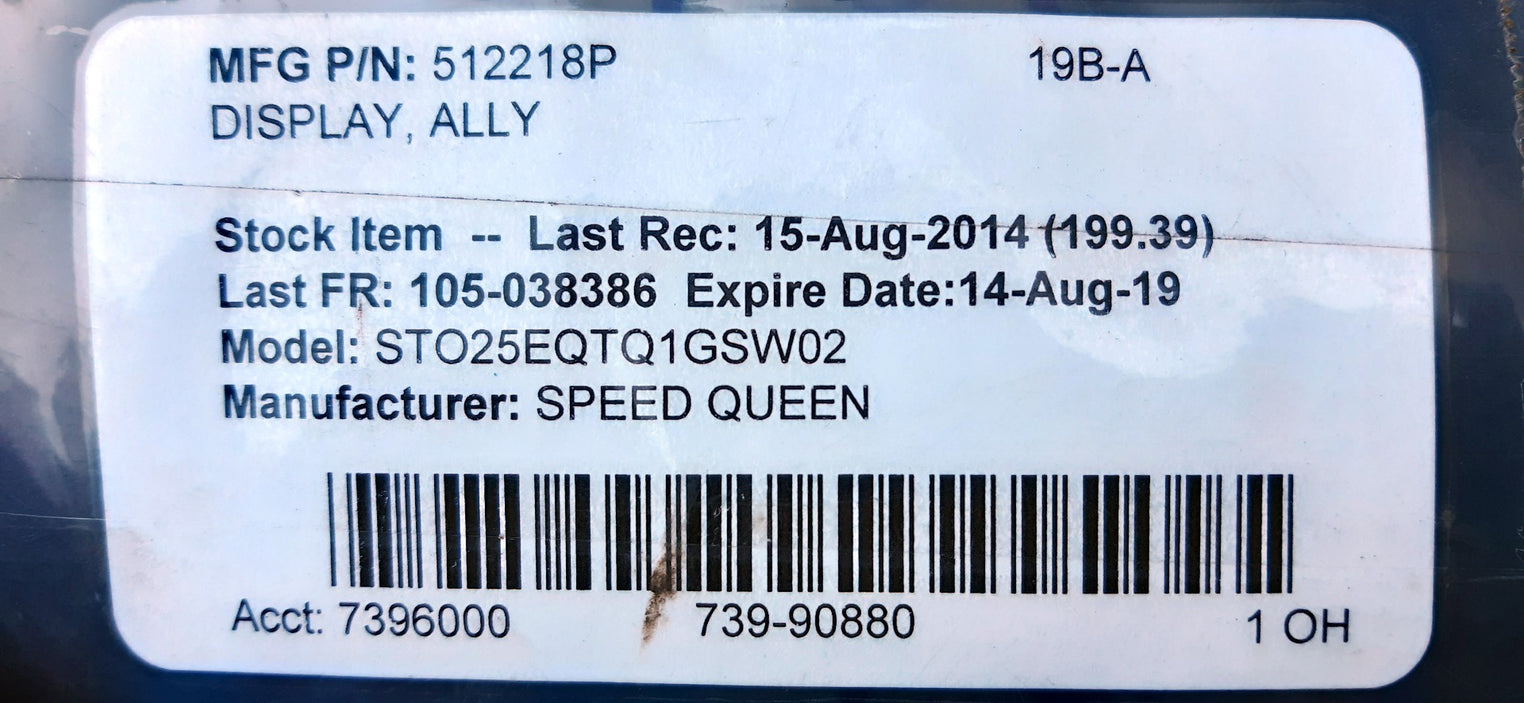 Alliance 512218p display board