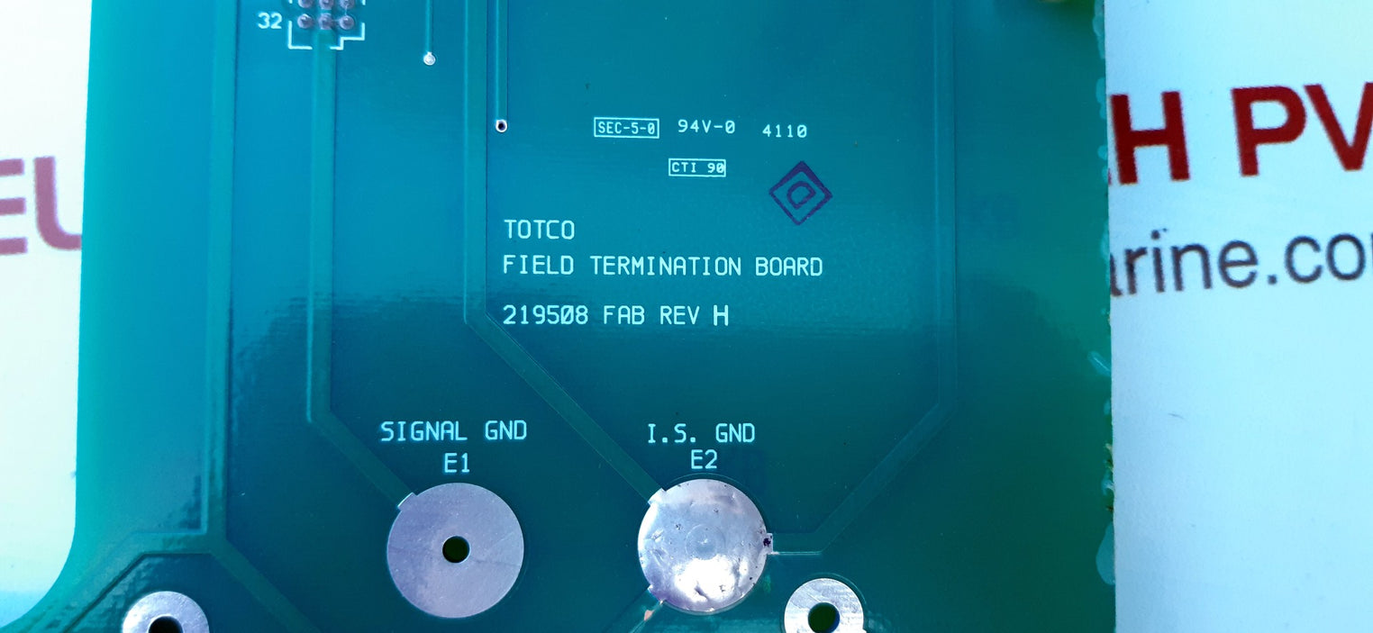 Totco 219508 fab rev h field termination board