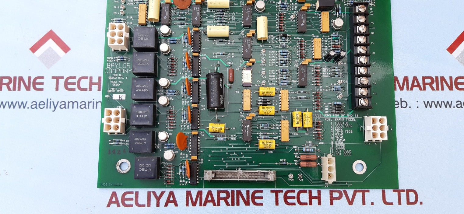 Baylor 55854 firing security board brake control