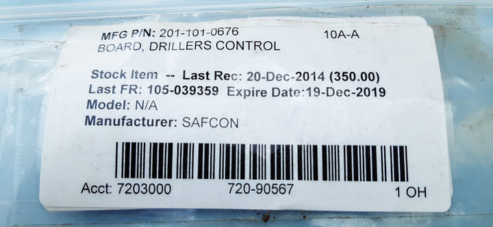 201-101-0676 single board