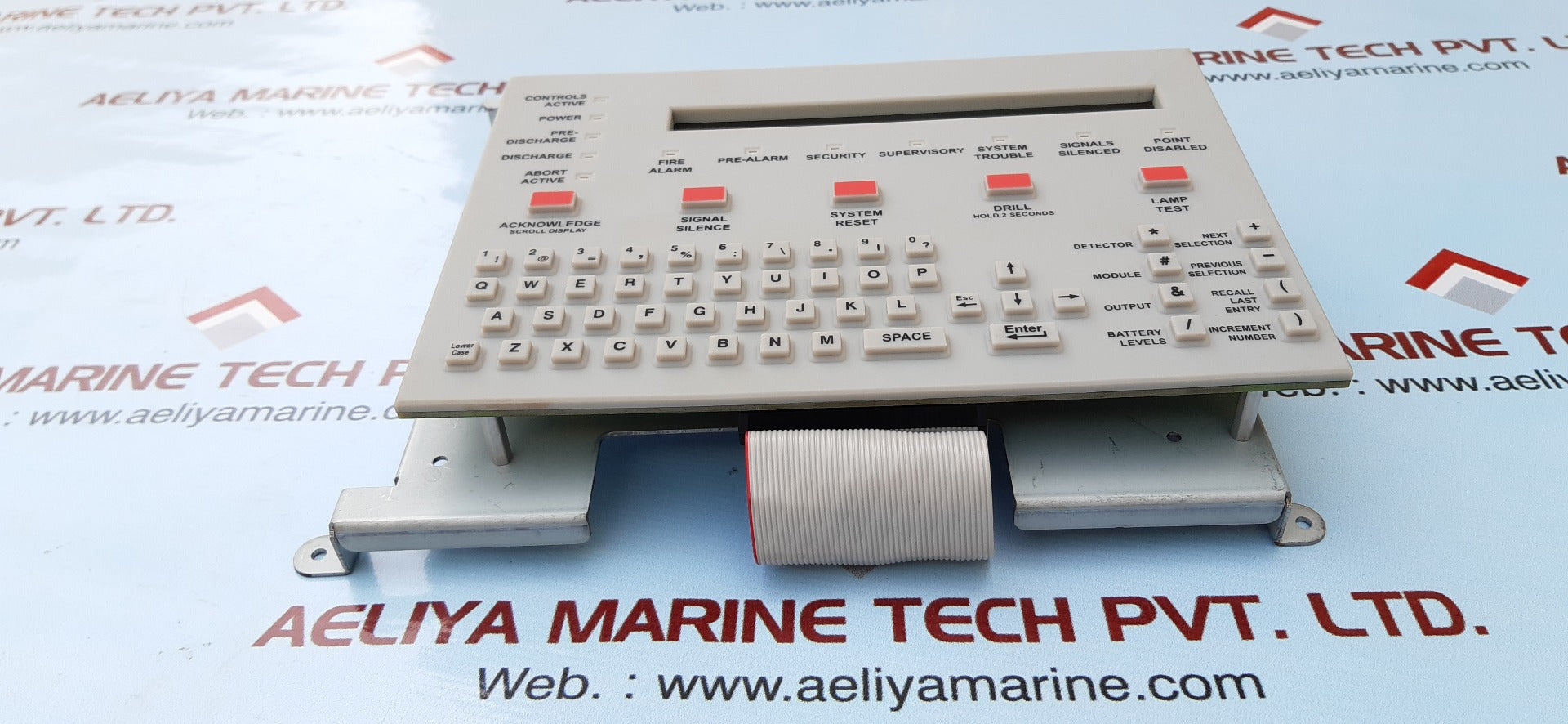 Notifier kdm-r2 fire alarm keypad module 18717-b – Aeliya Marine Tech