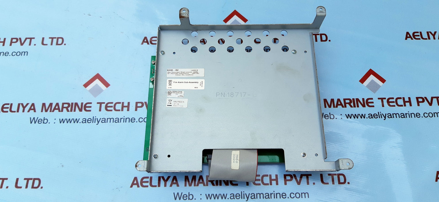 Notifier kdm-r2 fire alarm keypad module 18717-b