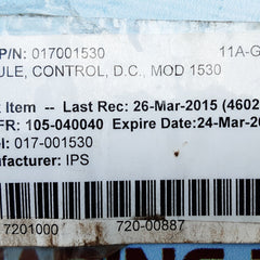 Nov 10055653-001 scr control module 1530