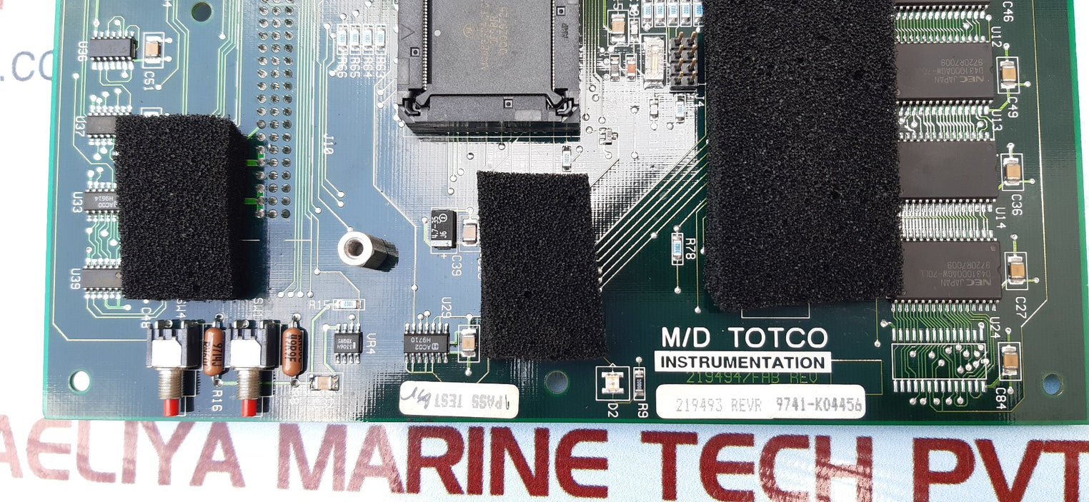 Md totco 219494 pc board 40219493-102
