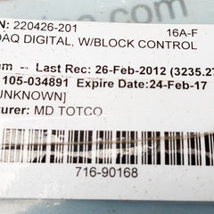 Md totco 219494-001 pc board 40219493-010-u rev m pc board