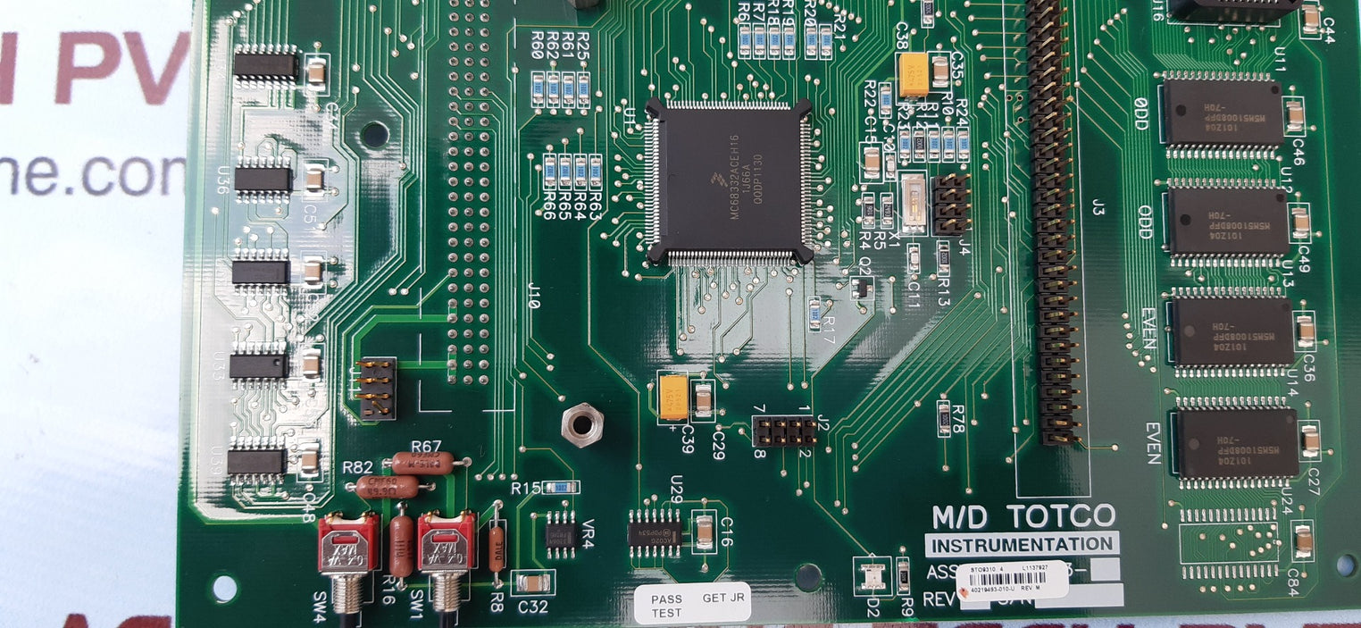 Md totco 219494-001 pc board 40219493-010-u rev m pc board