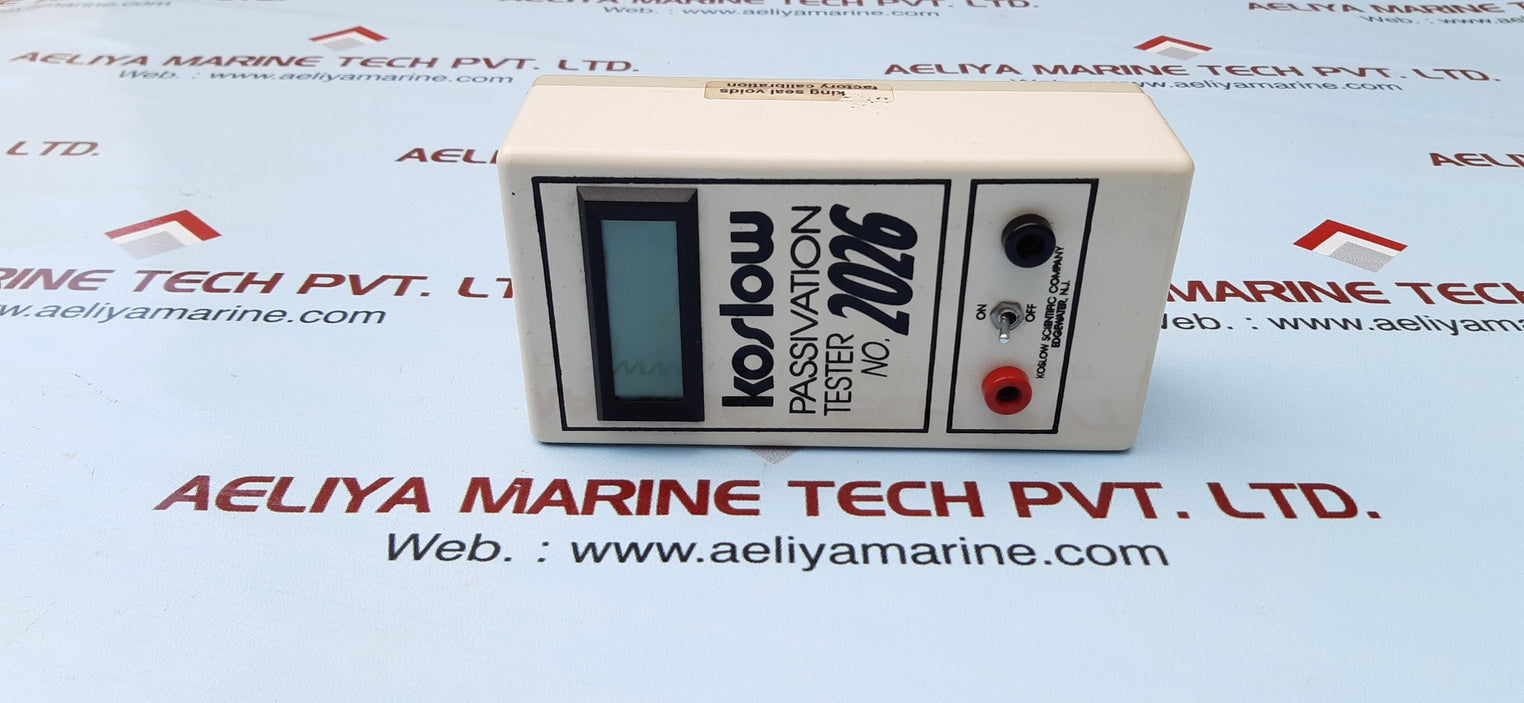 Koslow 2026 passi tester