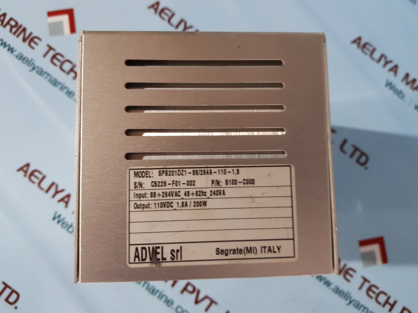Advel srl sps201dz1-88/264a-110-1,8 power supply